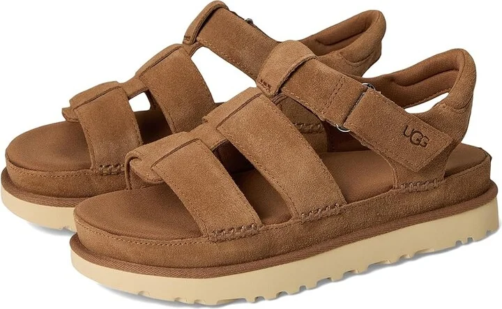UGG Godenstar Strap Women's Shoes Chestnut : 8 B - Medium, Suede