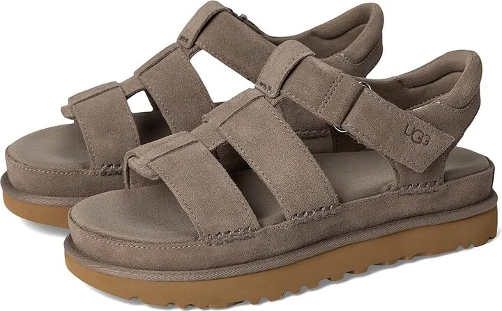UGG Godenstar Strap Women's Shoes Smoke Plume : 6.5 B - Medium, Suede