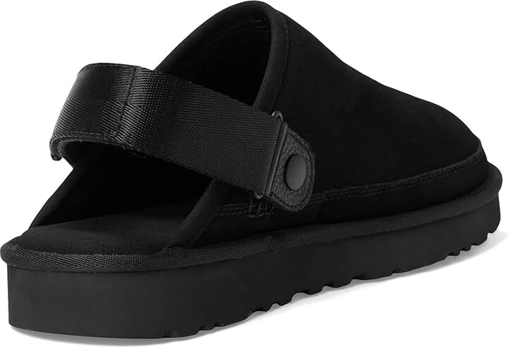 UGG Goldencoast Clog II Men's Lace-up Boots Black : 11 D - Medium, Suede - Image 4