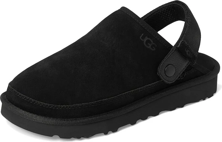 UGG Goldencoast Clog II Men's Lace-up Boots Black : 11 D - Medium, Suede - Image 5