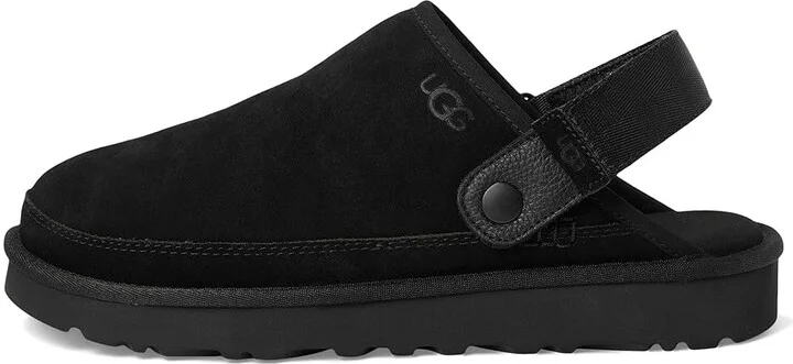 UGG Goldencoast Clog II Men's Lace-up Boots Black : 11 D - Medium, Suede - Image 6
