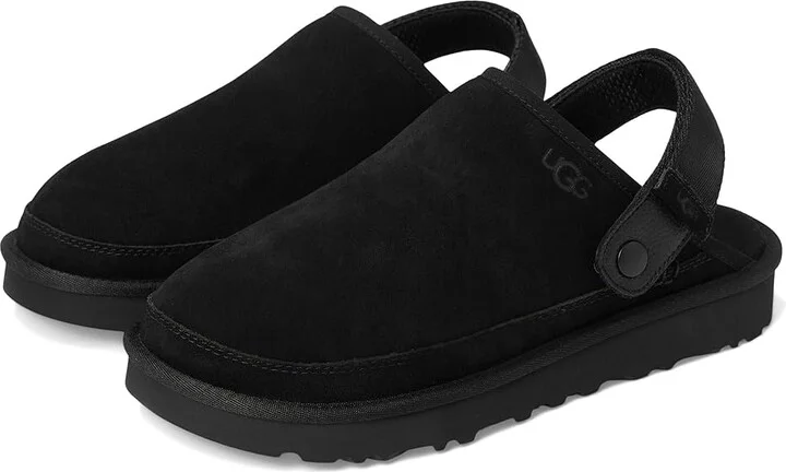 UGG Goldencoast Clog II Men's Lace-up Boots Black : 11 D - Medium, Suede