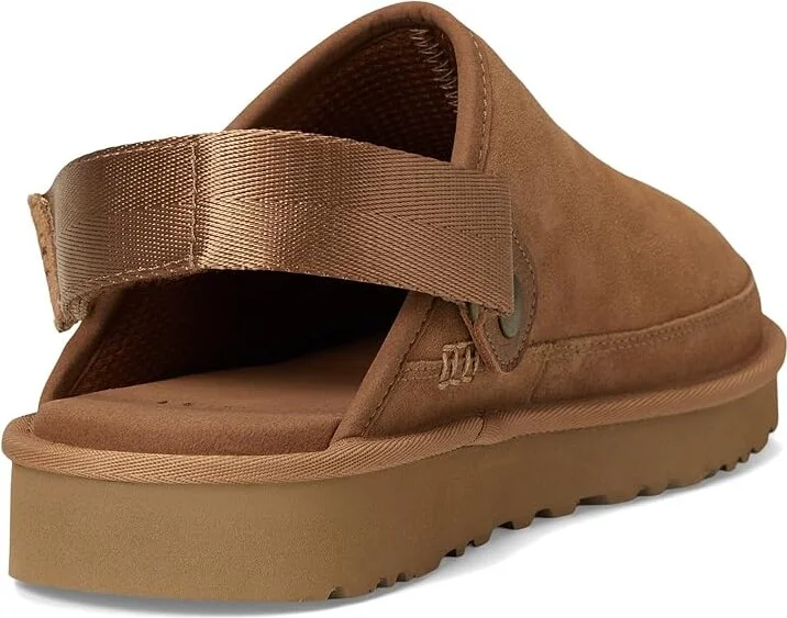 UGG Goldencoast Clog II Men's Lace-up Boots Chestnut : 14 D - Medium, Suede - Image 4