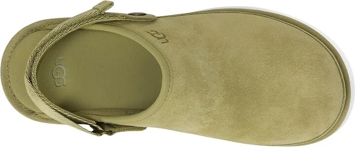 UGG Goldencoast Clog II Men's Lace-up Boots Muted Brass/ Magnolia Leaf : 15 D - Medium, Suede - Image 2