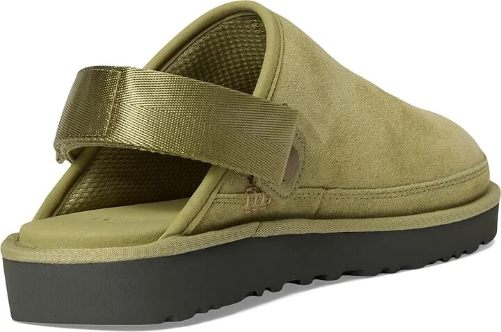 UGG Goldencoast Clog II Men's Lace-up Boots Muted Brass/ Magnolia Leaf : 15 D - Medium, Suede - Image 4