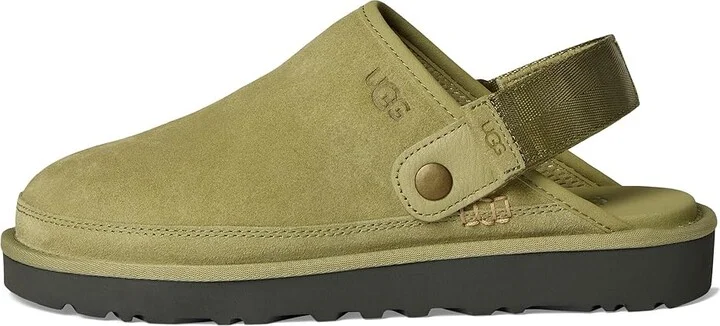 UGG Goldencoast Clog II Men's Lace-up Boots Muted Brass/ Magnolia Leaf : 15 D - Medium, Suede - Image 6
