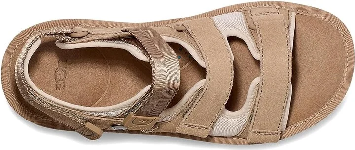 UGG Goldencoast Multistrap Men's Shoes Sand : 9 D - Medium, Suede - Image 2