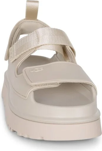 UGG 'Goldenglow' Beige Rubber Sandals - Image 6