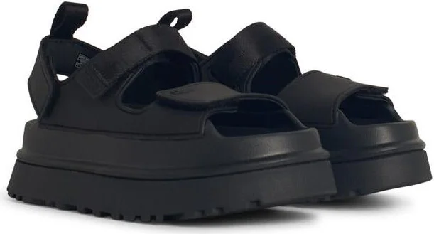 UGG 'Goldenglow' Black Rubber Sandals - Image 2
