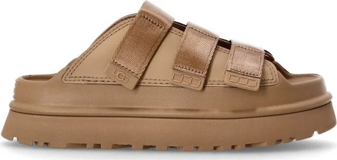 UGG GoldenGlow Logo Embossed Slides