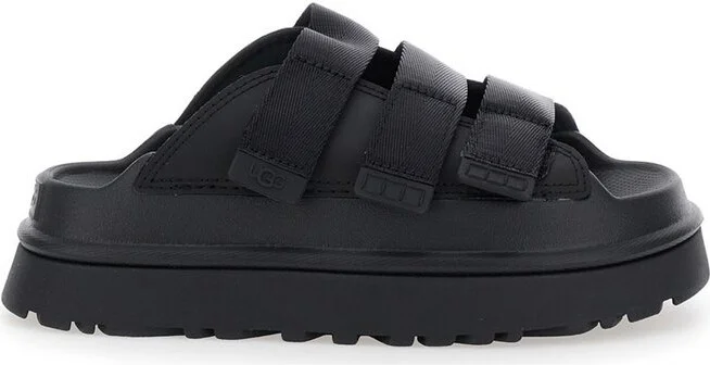 UGG GoldenGlow Logo Embossed Slides