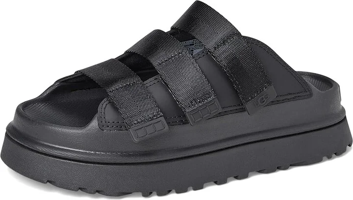UGG Goldenglow Slide Women's Sandals Black : 10 B - Medium, Synthetic/Textile - Image 5
