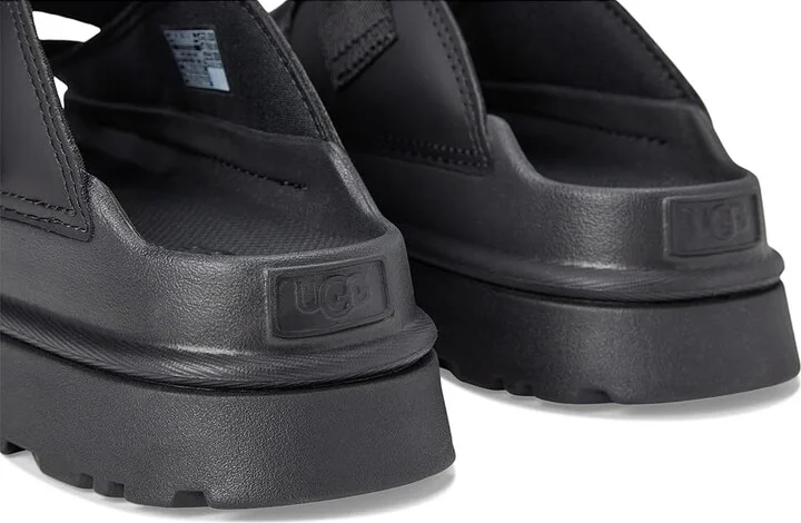 UGG Goldenglow Slide Women's Sandals Black : 10 B - Medium, Synthetic/Textile - Image 7