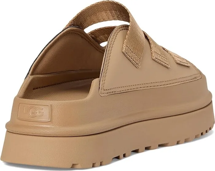 UGG Goldenglow Slide Women's Sandals Dark Sand : 11 B - Medium, Synthetic/Textile - Image 4