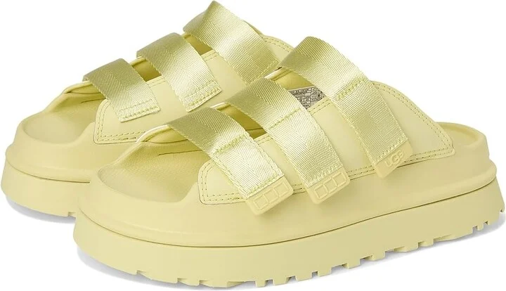 UGG Goldenglow Slide Women's Sandals Golden Apple : 7 B - Medium, Synthetic/Textile