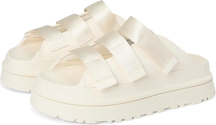 UGG Goldenglow Slide Women's Sandals Jasmine : 6 B - Medium, Synthetic/Textile