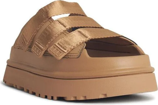 UGG 'Goldenglow' Slippers In Beige Fabric Blend - Image 2