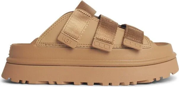 UGG 'Goldenglow' Slippers In Beige Fabric Blend