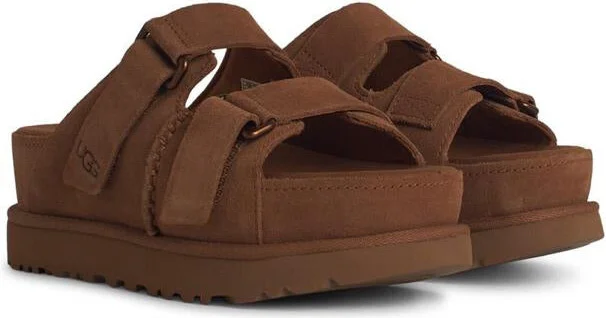 UGG 'Goldenstar' Brown Suede Slippers - Image 2