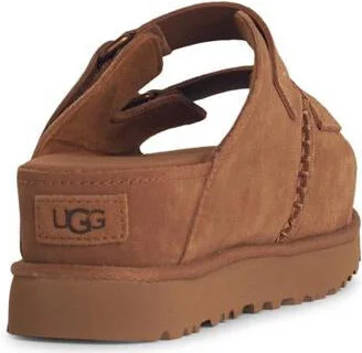 UGG 'Goldenstar' Brown Suede Slippers - Image 3