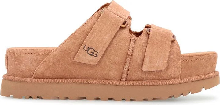 UGG 'Goldenstar' Brown Suede Slippers - Image 2
