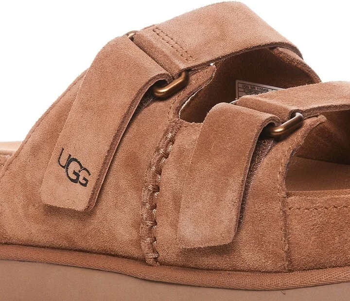 UGG 'Goldenstar' Brown Suede Slippers - Image 8