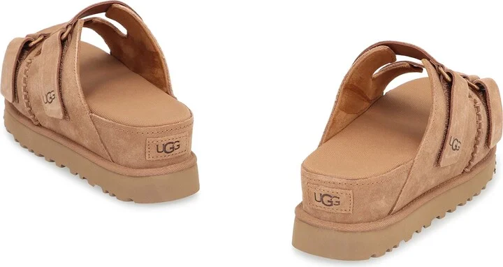 UGG 'Goldenstar' Brown Suede Slippers - Image 10
