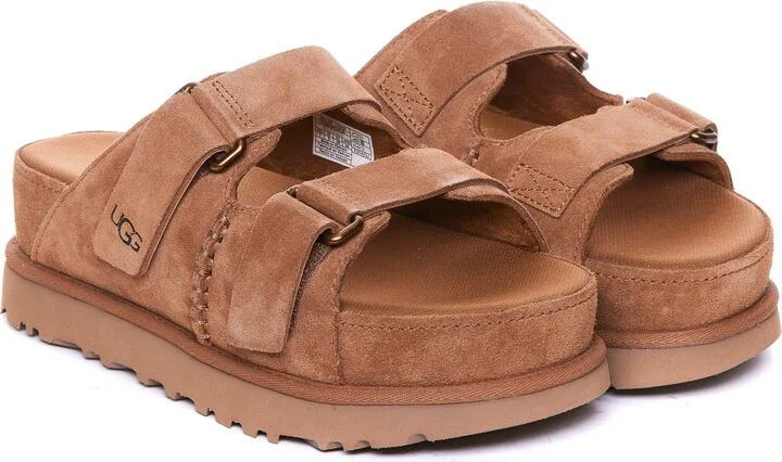 UGG 'Goldenstar' Brown Suede Slippers - Image 11