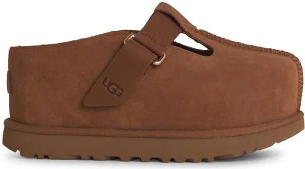 UGG 'Goldenstar' Brown Suede Slippers