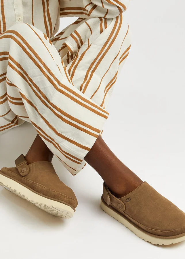 Ugg Goldenstar Clog Suede Sliders - Image 6