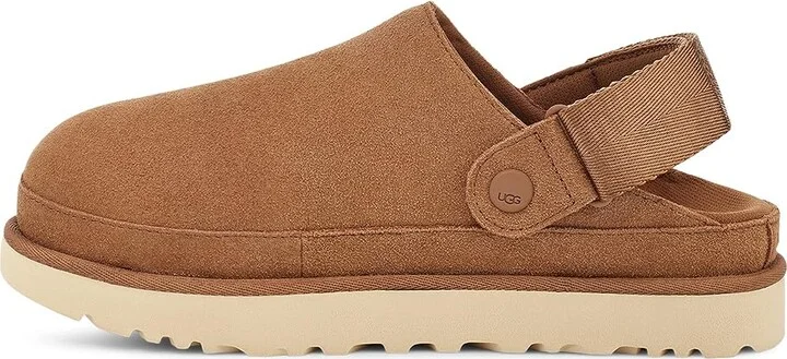 UGG Goldenstar Clogs Women's Shoes Chestnut : 5 B - Medium, Suede - Image 5