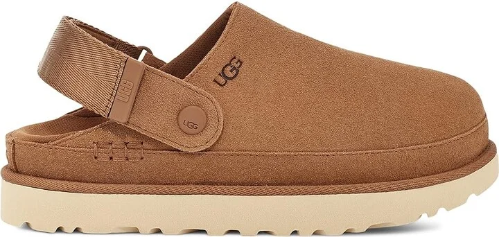 UGG Goldenstar Clogs Women's Shoes Chestnut : 5 B - Medium, Suede - Image 6