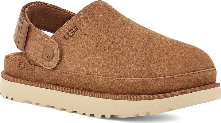 UGG Goldenstar Clogs Women's Shoes Chestnut : 5 B - Medium, Suede