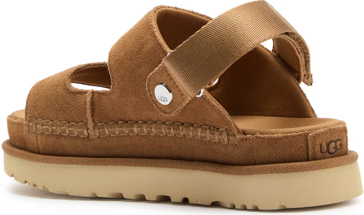 Ugg Goldenstar Glide Suede Flatform Sandals - Image 2