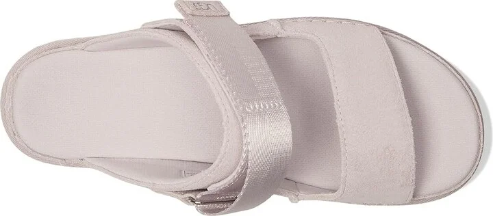 UGG Goldenstar Glide Women's Sandals Bay Fog : 5.5 B - Medium, Synthetic - Image 2