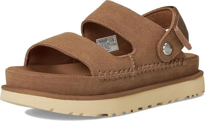 UGG Goldenstar Glide Women's Sandals Chestnut : 6 B - Medium, Synthetic - Image 5