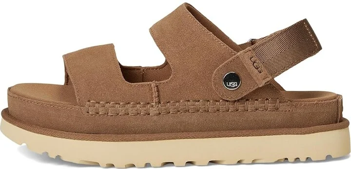 UGG Goldenstar Glide Women's Sandals Chestnut : 6 B - Medium, Synthetic - Image 6