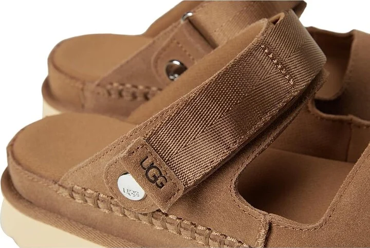UGG Goldenstar Glide Women's Sandals Chestnut : 6 B - Medium, Synthetic - Image 7