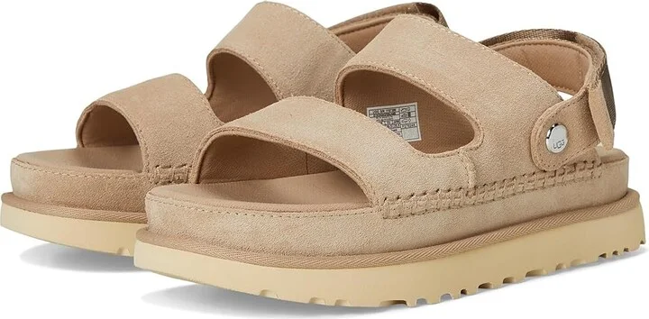 UGG Goldenstar Glide Women's Sandals Sand : 9 B - Medium, Synthetic