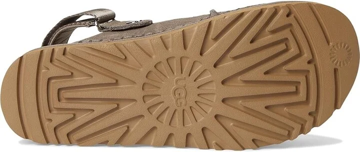 UGG Goldenstar Glide Women's Sandals Smoke Plume : 11 B - Medium, Synthetic - Image 3