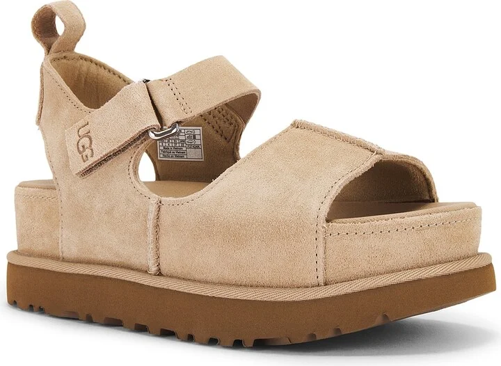 UGG Goldenstar Hi Sandal in Beige - Image 2