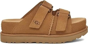 UGG Goldenstar Hi Slide Women's Shoes Chestnut : 12 B - Medium, Leather - Image 6