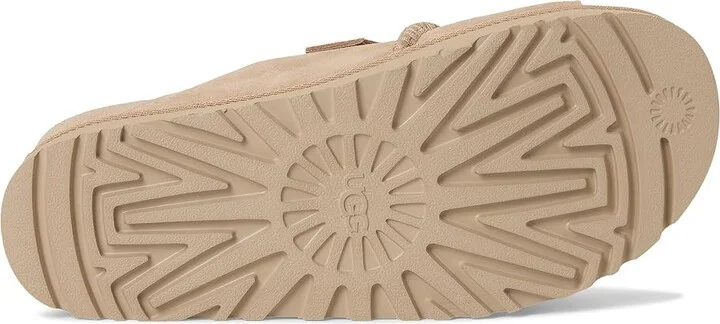UGG Goldenstar Hi Slide Women's Shoes Sand : 9 B - Medium, Leather - Image 3