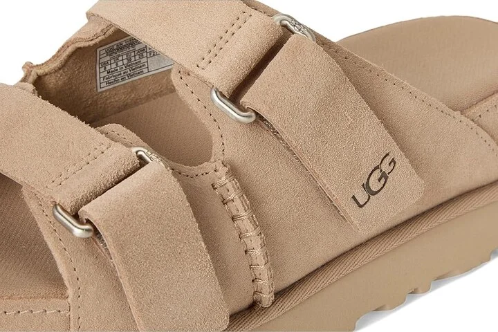 UGG Goldenstar Hi Slide Women's Shoes Sand : 9 B - Medium, Leather - Image 7