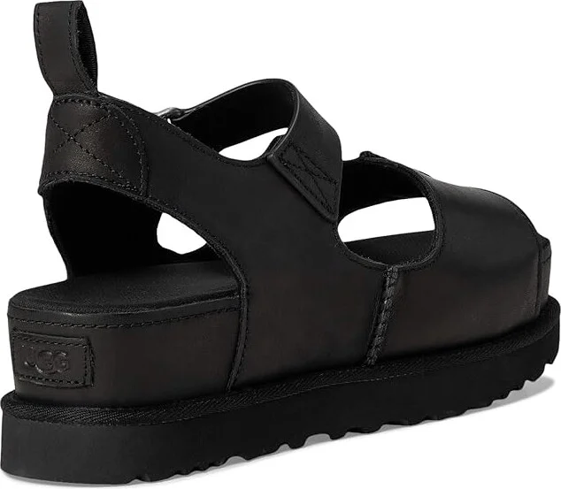 UGG Goldenstar Hi Women's Sandals Black : 9.5 B - Medium, Leather - Image 4