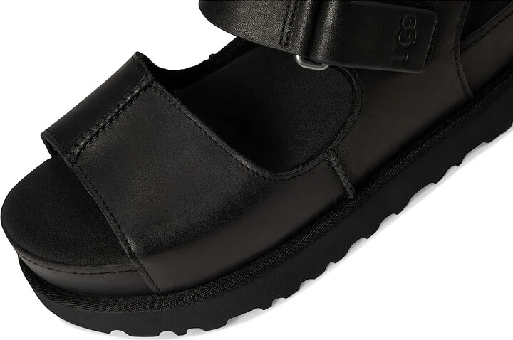 UGG Goldenstar Hi Women's Sandals Black : 9.5 B - Medium, Leather - Image 7