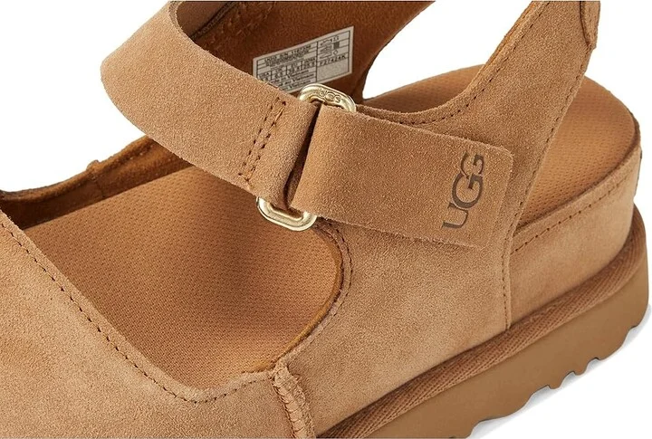 UGG Goldenstar Hi Women's Sandals Chestnut : 11 B - Medium, Suede - Image 7
