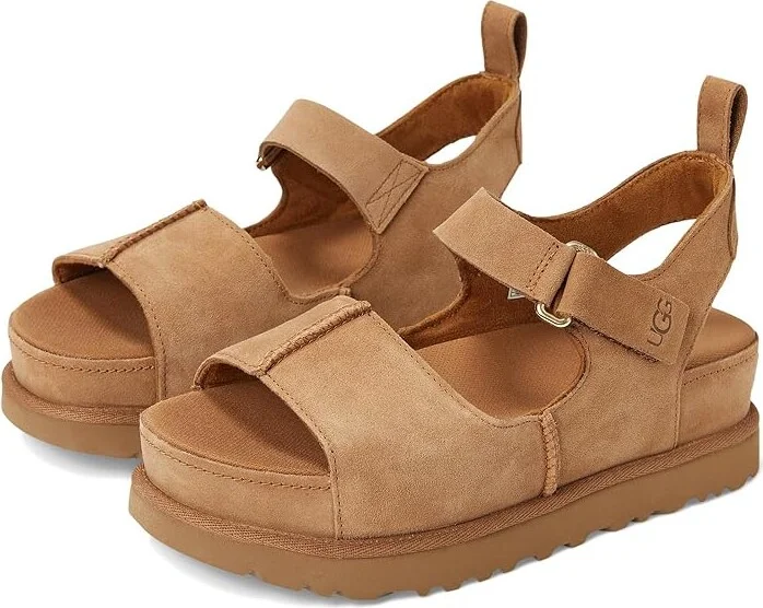 UGG Goldenstar Hi Women's Sandals Chestnut : 11 B - Medium, Suede