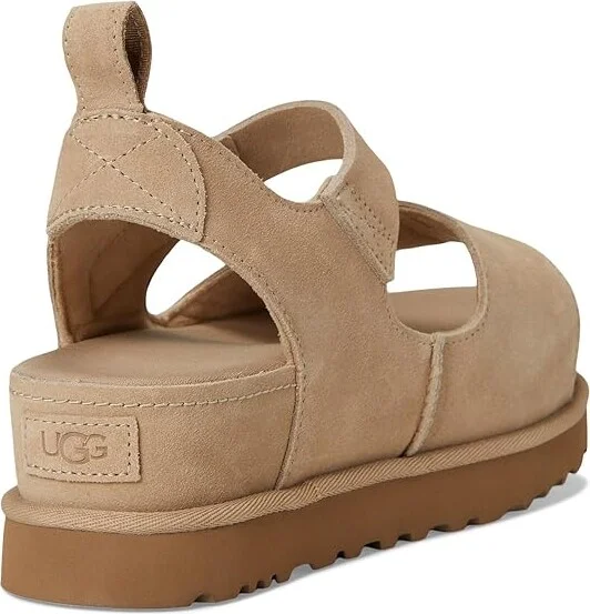 UGG Goldenstar Hi Women's Sandals Sand : 6 B - Medium, Suede - Image 4