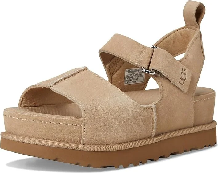 UGG Goldenstar Hi Women's Sandals Sand : 6 B - Medium, Suede - Image 5